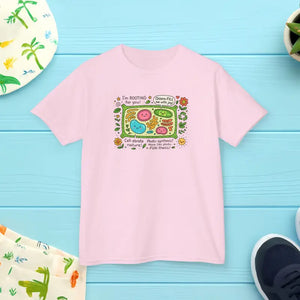 Plant Cell Biology Kids Lightweight Tee - Cotton Graphic Shirt - Dipaliz - Clothes