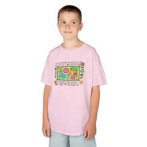 Plant Cell Biology Kids Lightweight Tee - Cotton Graphic Shirt - Dipaliz - Clothes