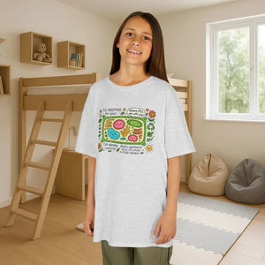 Plant Cell Biology Kids Lightweight Tee - Cotton Graphic Shirt - Dipaliz - Clothes