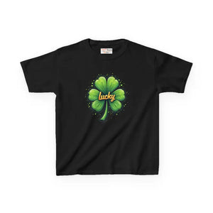 Kids Lucky Shamrock Tee - St Patricks Day Shirt - Dipaliz - T-shirts