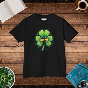 Kids Lucky Shamrock Tee - St Patrick’s Day - Dipaliz - T-shirts - Xs