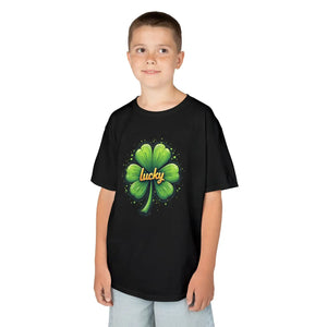 Kids Lucky Shamrock Tee - St Patrick’s Day - Dipaliz - T-shirts - Xs