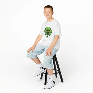 Kids Lucky Shamrock Tee - St Patrick’s Day - Dipaliz - T-shirts - Xs