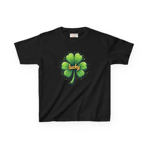Kids Lucky Shamrock Tee - St Patrick’s Day - Dipaliz - T-shirts - Xs