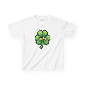 Kids Lucky Shamrock Tee - St Patrick’s Day - Dipaliz - T-shirts - Xs