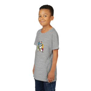 Soft Kids Ninja Cat Tee - Playful Adventure Cotton - Dipaliz - T-shirts