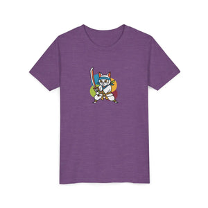 Soft Kids Ninja Cat Tee - Playful Adventure Cotton - Dipaliz - T-shirts