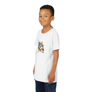 Soft Kids Ninja Cat Tee - Playful Adventure Cotton - Dipaliz - T-shirts