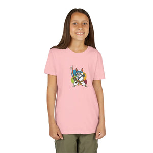 Soft Kids Ninja Cat Tee - Playful Adventure Cotton - Dipaliz - T-shirts
