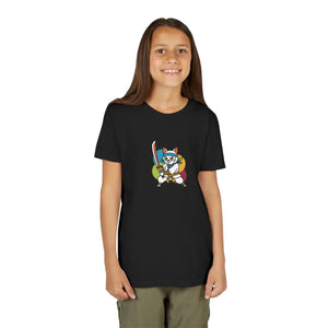 Soft Kids Ninja Cat Tee - Playful Adventure Cotton - Dipaliz - T-shirts