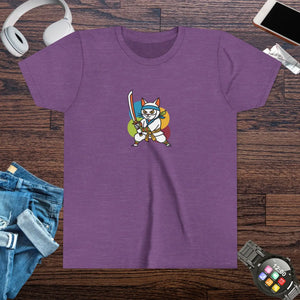 Soft Kids Ninja Cat Tee - Playful Adventure Cotton - Dipaliz - T-shirts