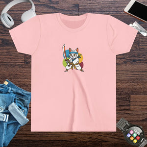 Soft Kids Ninja Cat Tee - Playful Adventure Cotton - Dipaliz - T-shirts