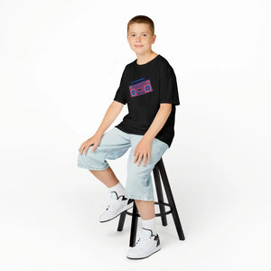 Kids Retro Boombox T-shirt - T-shirts - s