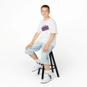 Kids Retro Boombox T-shirt - T-shirts - s