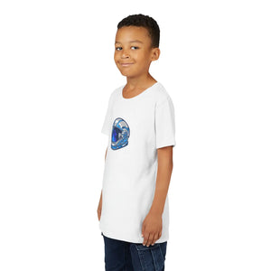 Kids Space Helmet Tee - Youth Astronaut Shirt for Sci‑fi Fans - T-shirts - m