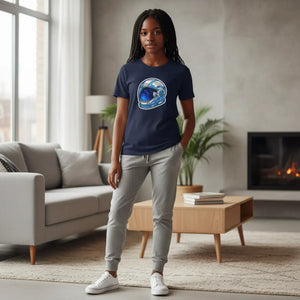 Kids Space Helmet Tee - Youth Astronaut Shirt for Sci‑fi Fans - T-shirts - m