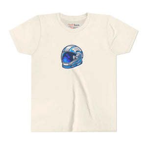 Kids Space Helmet Tee - Youth Astronaut Shirt for Sci‑fi Fans - T-shirts - m