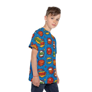 Active Kids Sports Jersey - Fun Comic Print - Dipaliz - T-shirts