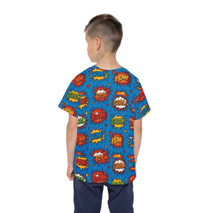 Active Kids Sports Jersey - Fun Comic Print - Dipaliz - T-shirts