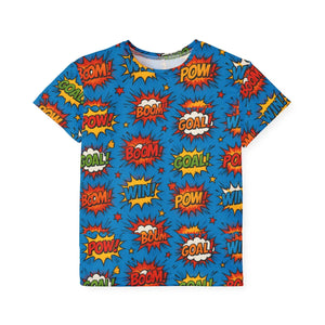 Active Kids Sports Jersey - Fun Comic Print - Dipaliz - T-shirts