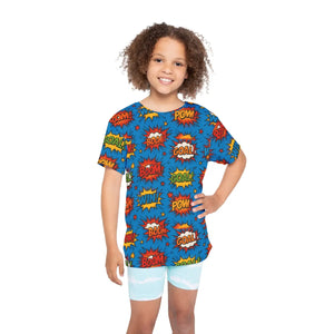 Active Kids Sports Jersey - Fun Comic Print - Dipaliz - T-shirts