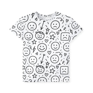 Vibrant Kids Sports Jersey - Fun Emoji Design - Dipaliz - T-shirts