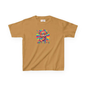 Kids T-shirt, Colorful ?Good Vibes Only’ Rainbow Monster Tee - T-shirts