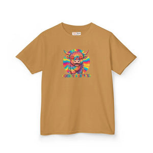 Kids T-shirt, Colorful ?Good Vibes Only’ Rainbow Monster Tee - T-shirts