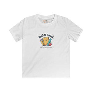 Kids Tee, Cute ?Back to School’ Notebook & Pencils Graphic - T-shirts