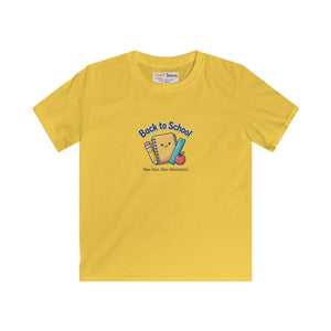 Kids Tee, Cute ?Back to School’ Notebook & Pencils Graphic - T-shirts