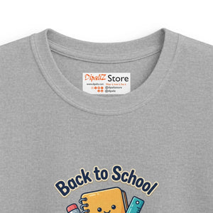 Kids Tee, Cute ?Back to School’ Notebook & Pencils Graphic - T-shirts