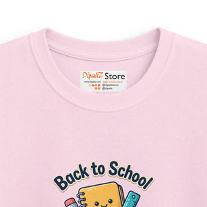 Kids Tee, Cute ?Back to School’ Notebook & Pencils Graphic - T-shirts