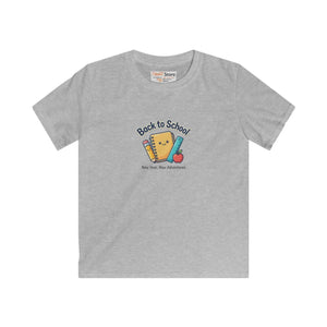 Kids Tee, Cute ?Back to School’ Notebook & Pencils Graphic - T-shirts