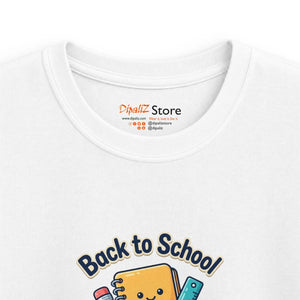 Kids Tee, Cute ?Back to School’ Notebook & Pencils Graphic - T-shirts