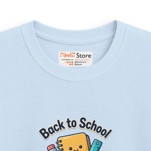 Kids Tee, Cute ?Back to School’ Notebook & Pencils Graphic - T-shirts