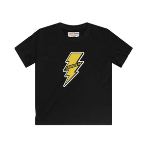 Kids Tee - Yellow Lightning Bolt ?Charged Up’ Graphic - T-shirts - s