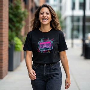 Retro Neon Kindness T-shirt - Garment Dyed Cotton - Dipaliz - T-shirts - m