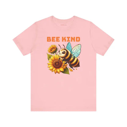 Be Kind Sunflower Tee - Unisex Jersey Short Sleeve Style - Pink / s T-shirt