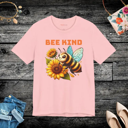 Be Kind Sunflower Tee - Unisex Jersey Short Sleeve Style - T-shirt