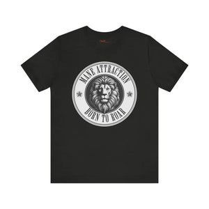 Lion Born to Roar Tee - Soft Cotton Quality Print - Dipaliz - T-shirts