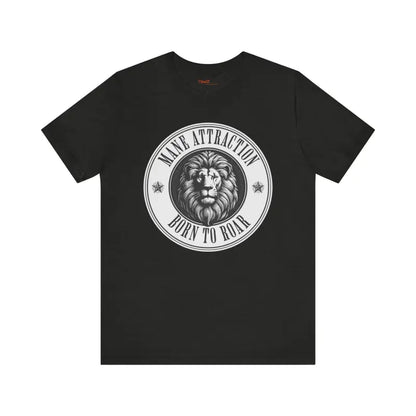 Unleash your Roar with the Soft Cotton Lion Born to Tee! - T-shirt