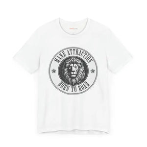Lion Born to Roar Tee - Soft Cotton Quality Print - Dipaliz - T-shirts