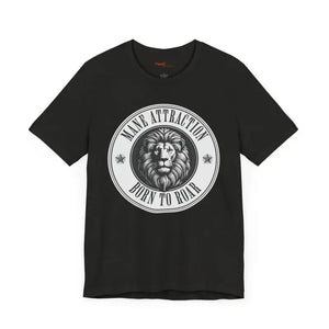 Lion Born to Roar Tee - Soft Cotton Quality Print - Dipaliz - T-shirts