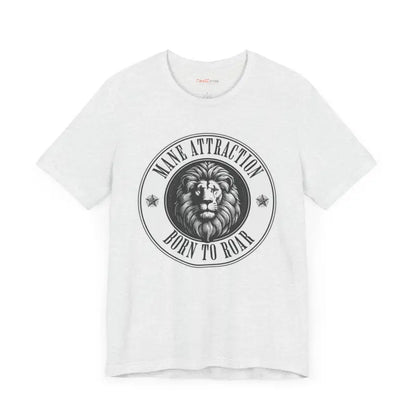 Unleash your Roar with the Soft Cotton Lion Born to Tee! - T-shirt