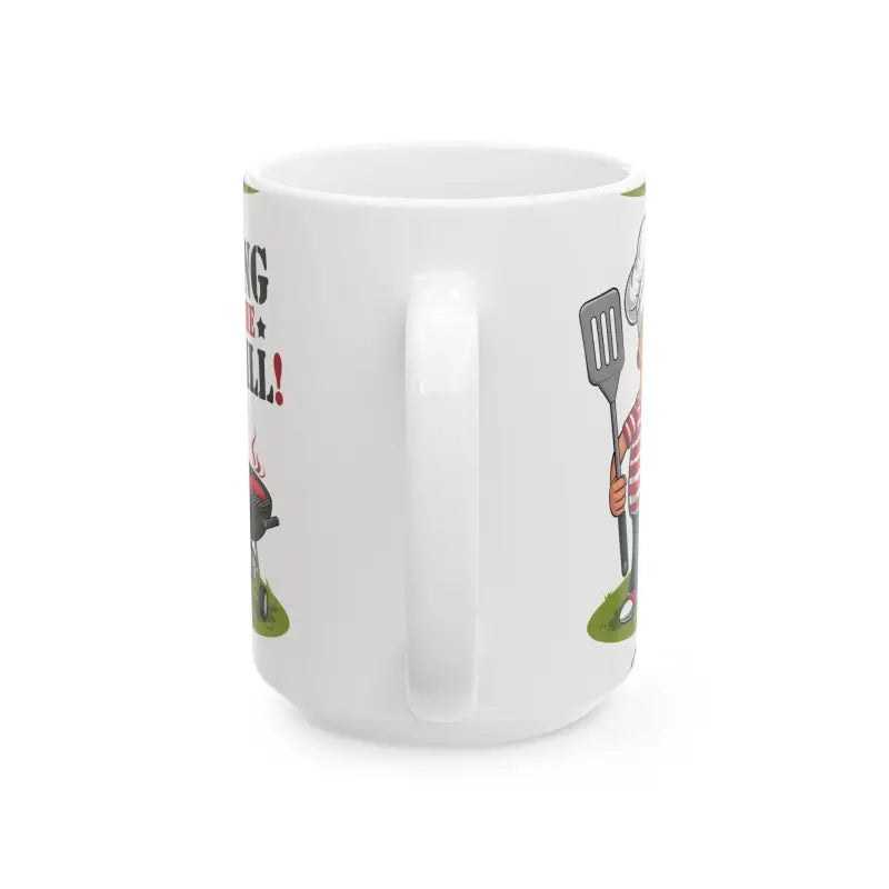 King of the Grill Ceramic Mug: Unisex Style Durability & Fun - Mug