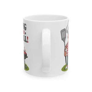 Grill Ceramic Mug - Unisex Style Morning Champion - Dipaliz - Mugs