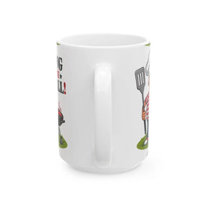 Grill Ceramic Mug - Unisex Style Morning Champion - Dipaliz - Mugs