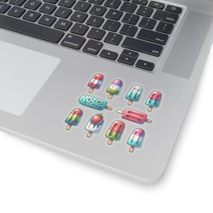 Vibrant Sticker Set - Fruity Summer Popsicles - Dipaliz - Decorative Stickers