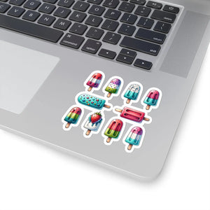 Vibrant Sticker Set - Fruity Summer Popsicles - Dipaliz - Decorative Stickers