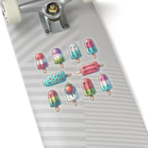 Vibrant Sticker Set - Fruity Summer Popsicles - Dipaliz - Decorative Stickers